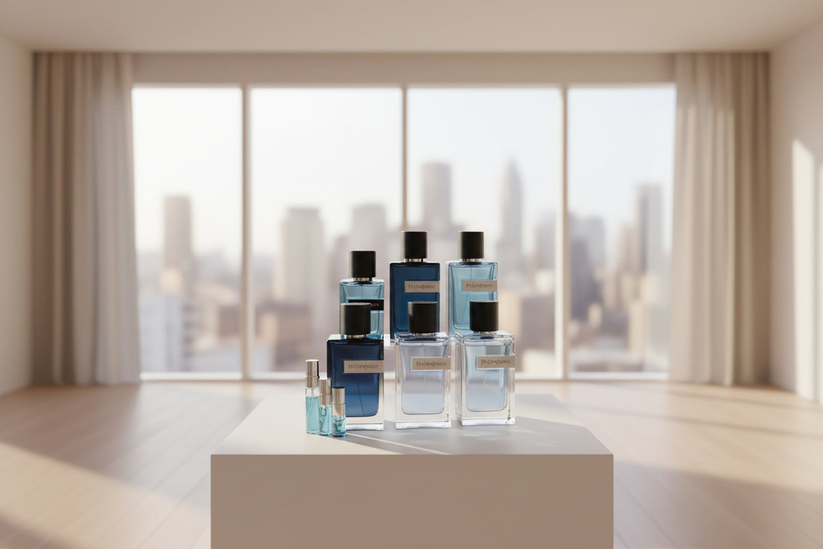 YSL Y complete fragrance line sample set
