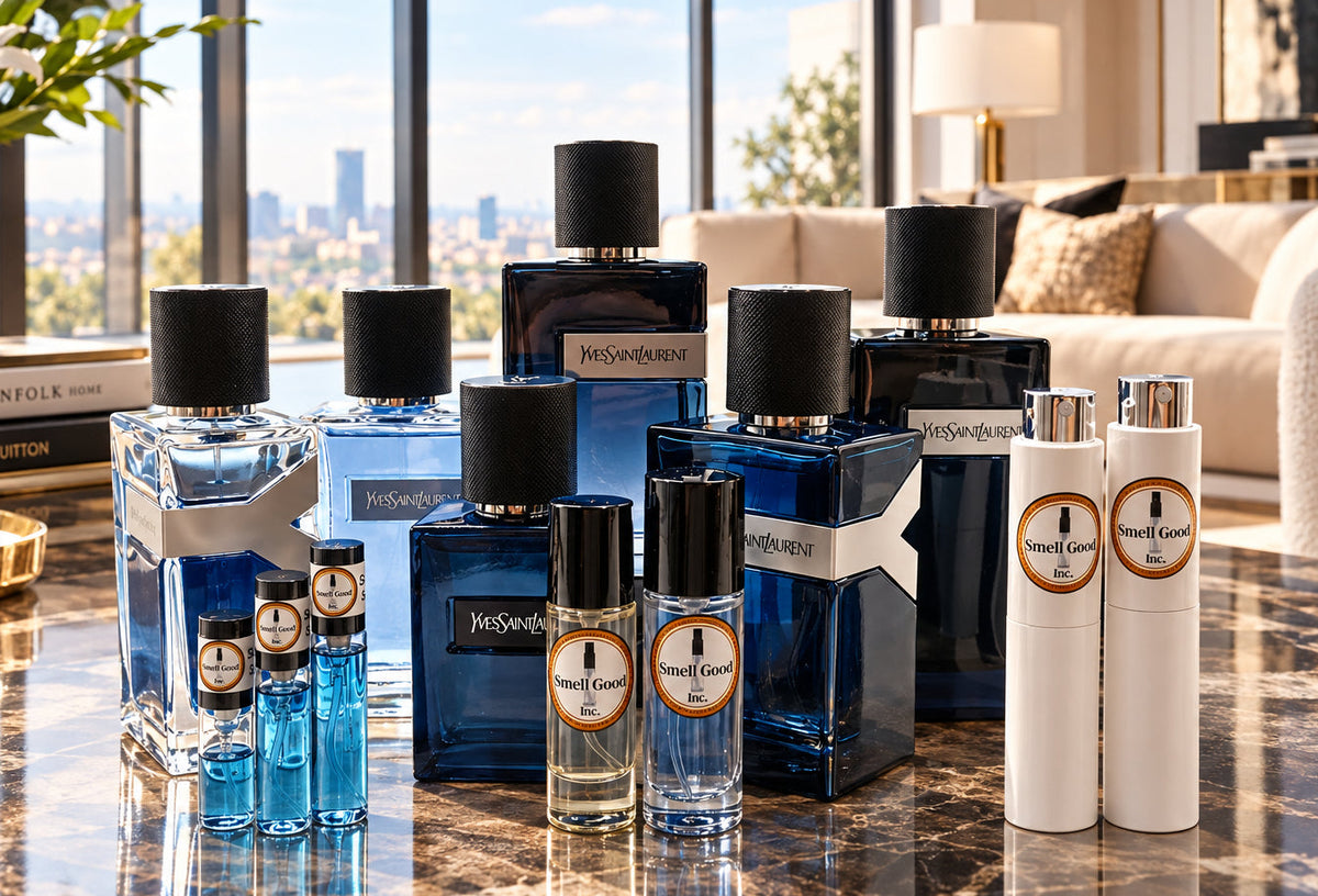 YSL Y complete fragrance line sample set